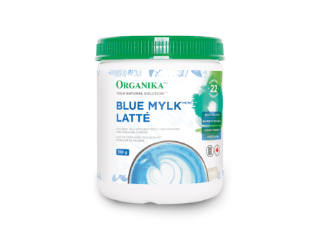 Blue Mylk Latte - Lait de coco avec pois bleu et spiruline en poudre - Organika Online Hot Sale