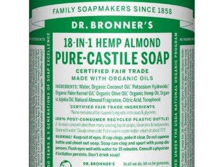 Savon de Castille Pur Liquide - Amande - Dr. Bronner s Online Sale