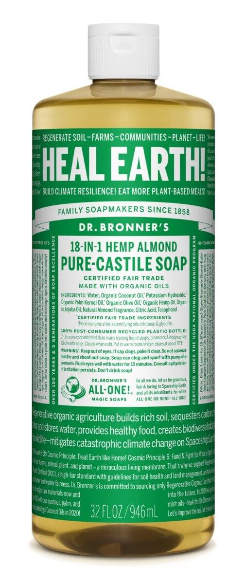 Savon de Castille Pur Liquide - Amande - Dr. Bronner s Online Sale