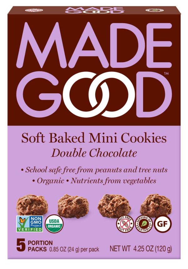 Soft Baked Mini Cookies Double Chocolat - Made Good Online