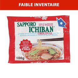 Mélange original de soupe aux nouilles japonaise - Sapporo Ichiban Online