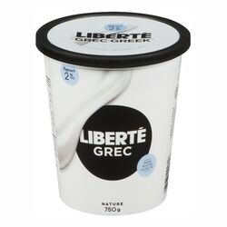 Yogourt nature 2 %, Grec - Liberté Online Sale