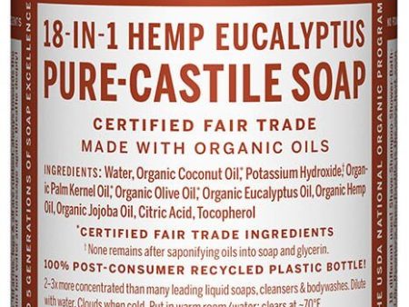 Savon de Castille Pur Liquide - Eucalyptus - Dr. Bronner s Sale