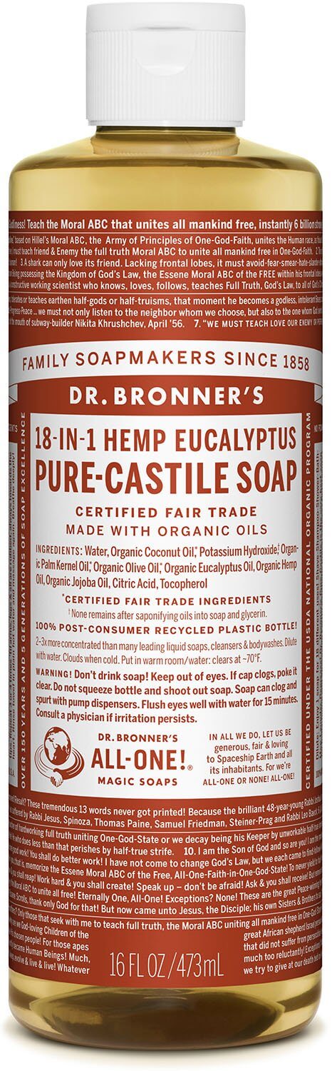 Savon de Castille Pur Liquide - Eucalyptus - Dr. Bronner s Sale