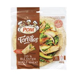 Tortillas de blé entier - Pom For Cheap