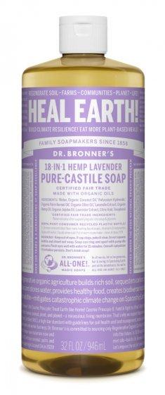 Savon de Castille Pur Liquide - Lavande - Dr. Bronner s Sale