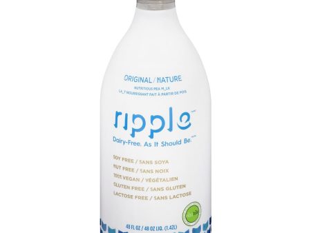 Boisson de pois Nature sans soya sans noix végétalien sans gluten sans lactose - Ripple Online now