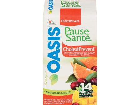 Jus collection Pause Santé  Orange, mangue et canneberge - Oasis Supply