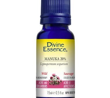 Divine essence, extrait d huile essentielle manuka 20% sauvage bio - Divine essence Online