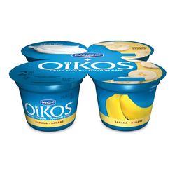 Yogourt grec à saveur de banane 2 %, Oikos - Danone Fashion