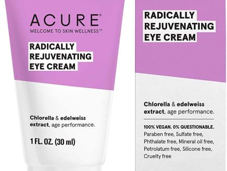 Crème anti ride contour pour les yeux Radically rejuvenating - Acure on Sale