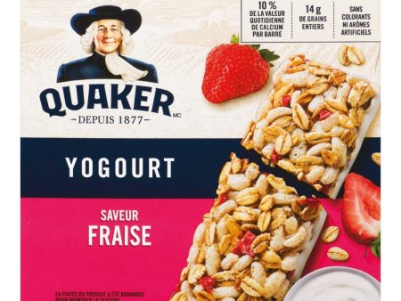 Barres tendres yogourt fraise - Quaker For Discount