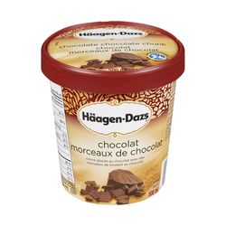 Crème glacée à saveur de chocolat et morceaux de chocolat - Häagen-Dazs Hot on Sale