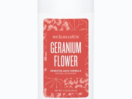 Schmidt s déodorant naturel, peau sensible fleur de géranium - Schmidt s Sale