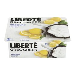 Yogourt au citron 2 %, Grec - Liberté on Sale