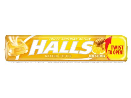 Pastille, Saveur Miel et citron, soulage la toux et apaise les maux de gorge, soulage la congestion nasale - Halls Supply