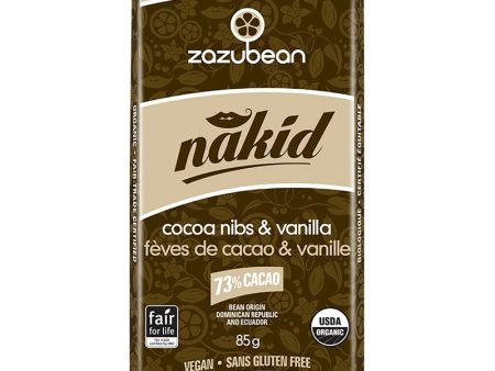 Chocolat noir bio, vegan aux fèves de cacao et vanille 73 % de cacao - Zazubean Hot on Sale