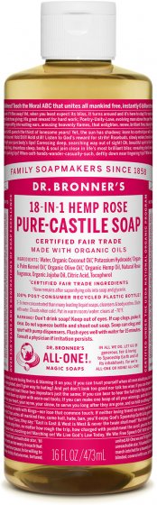 Savon de castille biologique parfum rose - Dr bronner s Hot on Sale