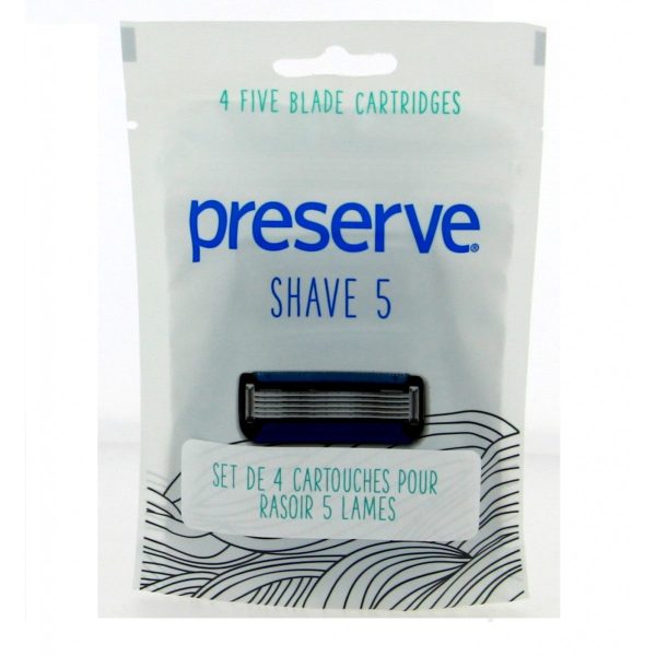 Set de 4 cartouches pour rasoir - Preserve shave 5 Online