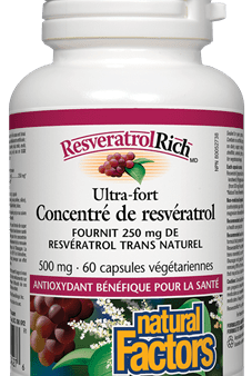 Concentré de resvératrol ultra-fort - Natural Factors Hot on Sale