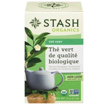 Thé vert de qualité biologique - Stash For Discount