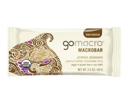 Barre protéinée sans gluten au beurre d’arachides et brisures de chocolat - Go Macro Online now