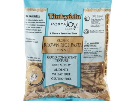 Pâtes de riz brun biologique (Penne) - Pasta Joy Online