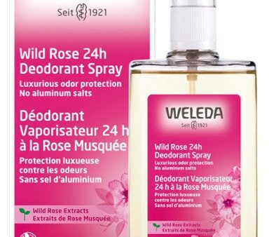 Déodorant Vaporisateur 24h à la rose musquée - Weleda Online Hot Sale