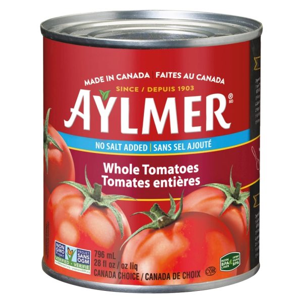 Tomates entières sans sel ajouté - Aylmer Sale