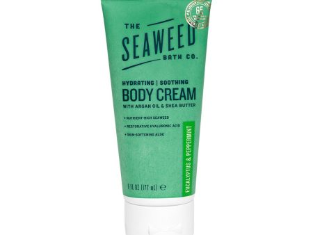 The Seaweed Bath Co, crème pour le corps à l huile d argan et beurre de karité, eucalyptus et menthe poivrée - The Seaweed Bath Co Hot on Sale