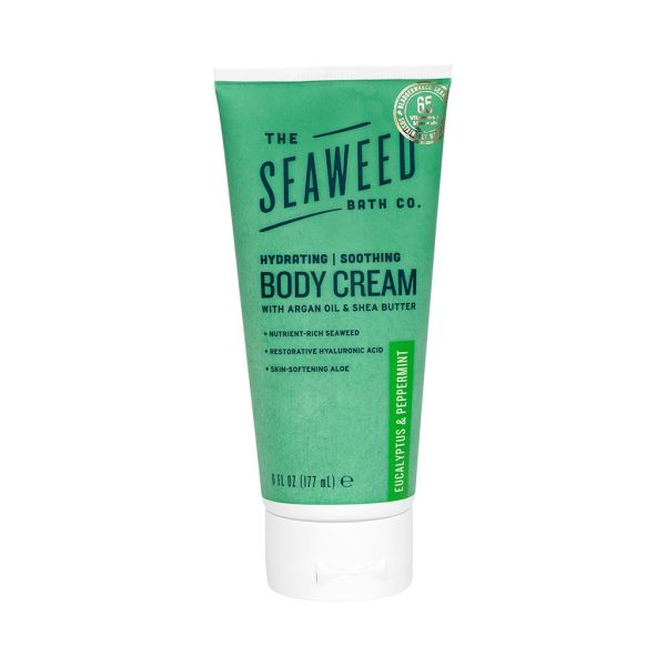 The Seaweed Bath Co, crème pour le corps à l huile d argan et beurre de karité, eucalyptus et menthe poivrée - The Seaweed Bath Co Hot on Sale