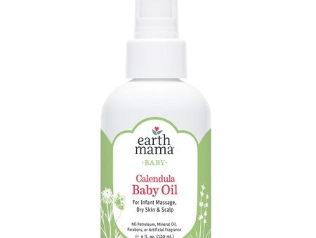 Earth mama, huile de massage naturel de souci pour bébé - Earth mama For Cheap