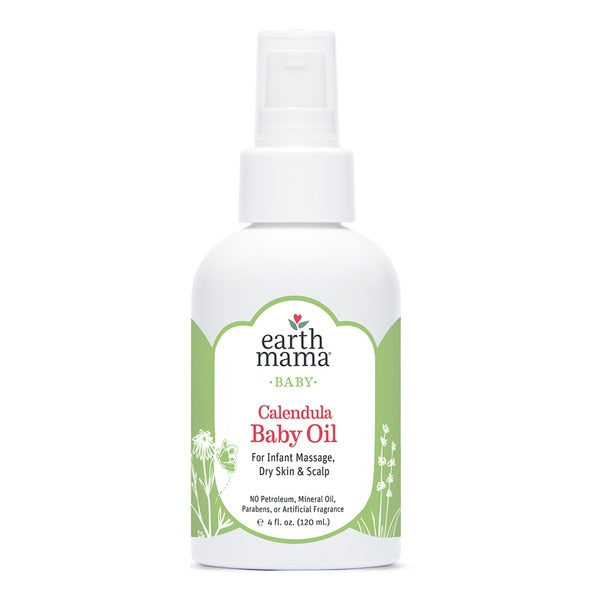 Earth mama, huile de massage naturel de souci pour bébé - Earth mama For Cheap