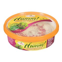 Hummus aux artichauts rôtis et épinards, Humm! - Fontaine Santé Online