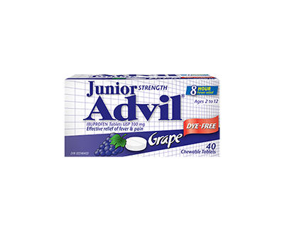 Advil junior, soulagement de la fièvre et la douleur - Advil Online