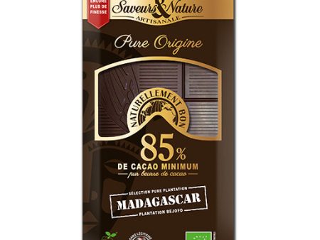 Tablette de chocolat noir 85% de cacao - Saveur et Nature Supply