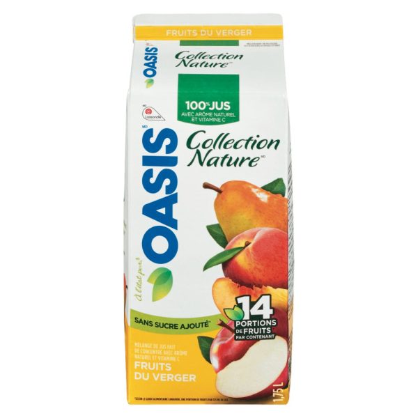 Jus collection nature Oasis Smoothies fruit du verger - Oasis Fashion