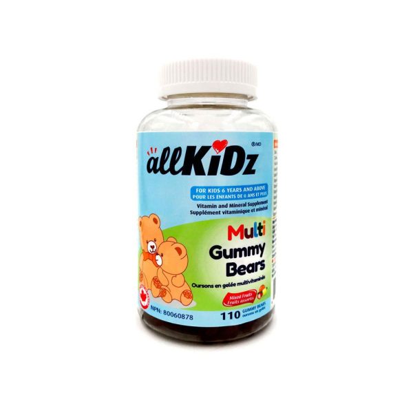 allKidz, oursons en gelée multivitaminés fruits assortis - allKidz Online