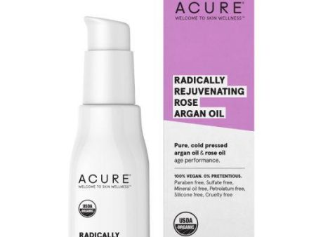 Huile d Argan rose rajeunissante Radically rejuvenating - Acure Online now