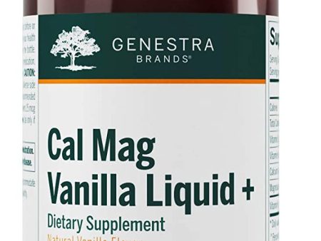 Calcium et magnésium liquide à la vanille - Genestra Brands Online now