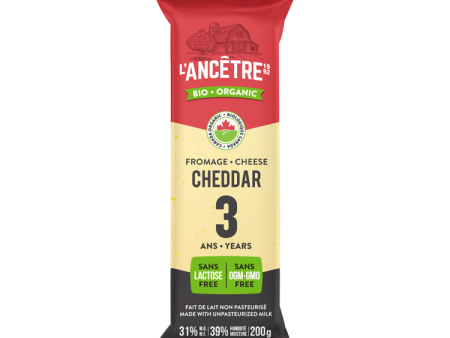 Cheddar vieilli 3 ans sans lactose et biologique - l’ancêtre For Discount