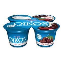 Yogourt grec à saveur de cerise 0 %, Oikos - Danone on Sale