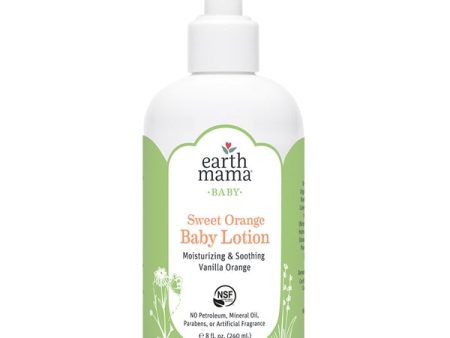 Earth Mama, lotion pour bébé hydratante à l orange - Earth Mama For Sale