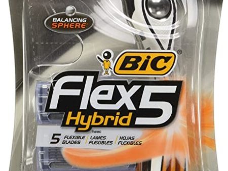 Rasoirs Flex 5 avec une sphère d équilibre, 5 lames flexibles - Bic Flex 5 Online Sale