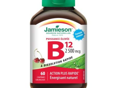 Vitamine B12 2500 mcg à dissolution rapide - Jamieson Sale