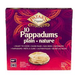 Pappadums nature - Patak s Hot on Sale