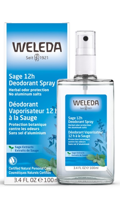 Déodorant vaporisateur 12h à la sauge - Weleda Online Hot Sale