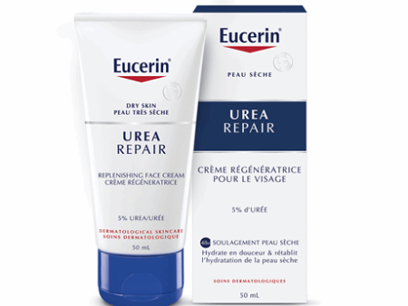 Crème régénératrice pour le visage UREA REPAIR (5% d Urée) - peau sèche - Eucerin Online