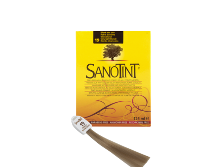 Coloration blond très clair (10N) 19 classic - Sanotint Discount