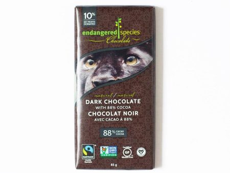 Chocolat noir 88% - Endangered Species Sale